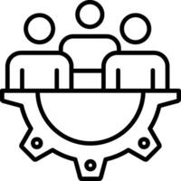 Development Line Icon vector