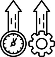 Productivity Line Icon vector