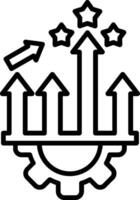 Performance Line Icon vector