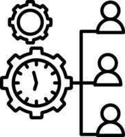 Stakeholder Line Icon vector