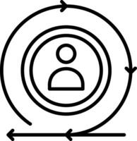 Continuity Line Icon vector