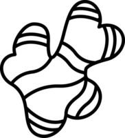 Ginger Line Icon vector