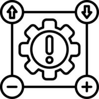 Possible Line Icon vector