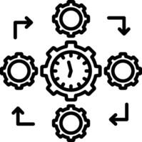 Busy Line Icon vector