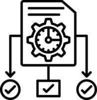 Project Line Icon vector