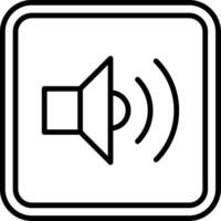 Sound Line Icon vector