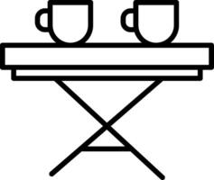 Folding Line Icon vector
