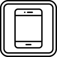 Smartphone Line Icon vector
