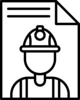 File Line Icon vector