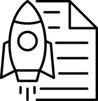 Optimization Line Icon vector
