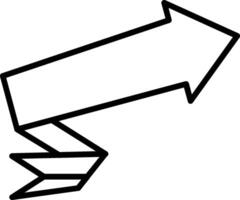 Up Arrow Line Icon vector