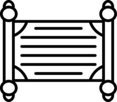 Banner Line Icon vector