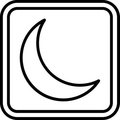 Moon Line Icon
