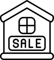 Sale Line Icon vector