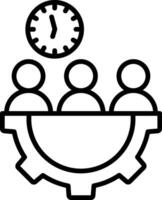 Stakeholder Line Icon vector