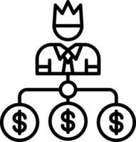 Admin Line Icon vector