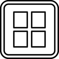Menu Line Icon vector