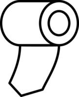 Arrow Down Line Icon vector