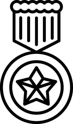 Medal Line Icon