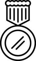 Medal Line Icon vector