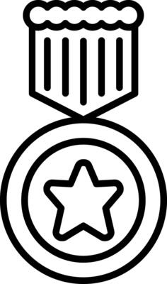 Medal Line Icon