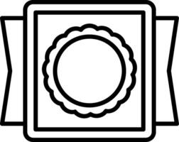 Banner Line Icon vector