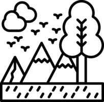 Adventure Line Icon vector