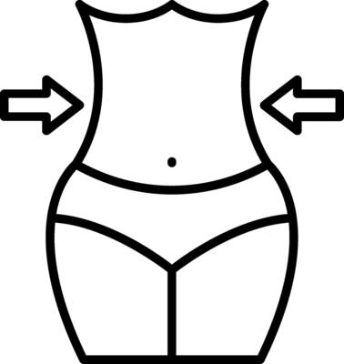 Weight Loss Line Icon