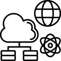 Multiple Line Icon vector
