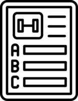 Statistics Line Icon vector