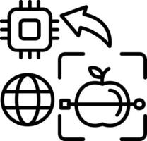 Object Line Icon vector