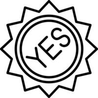 Stamp Line Icon vector