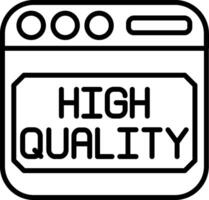 High Quality Line Icon vector