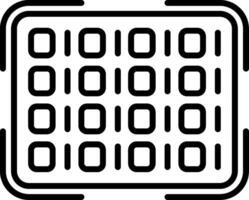 Code Line Icon vector