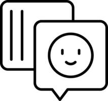 Emoji Line Icon vector