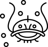 Catfish Line Icon vector