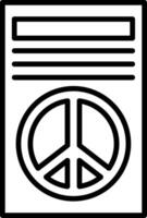 Report File Line Icon vector