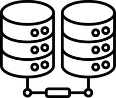 Cloud Computing Line Icon vector