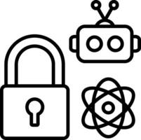 Private Line Icon vector