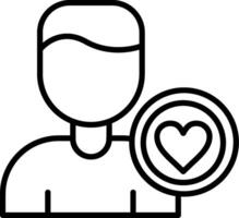 Follower Line Icon vector