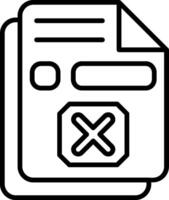 List Line Icon vector
