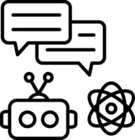 Text Line Icon vector