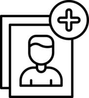 Post Line Icon vector