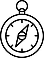 Pathway Line Icon vector