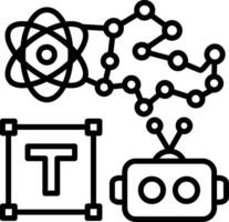 Text Line Icon vector
