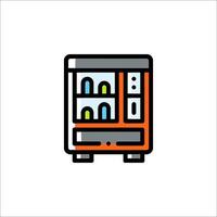 A vending machine icon on a white background vector