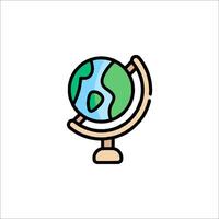 Globe icon illustration vector