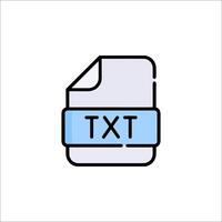 A document with the word text on it vector