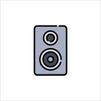 A speaker icon on a white background vector