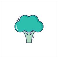 Broccoli icon illustration vector